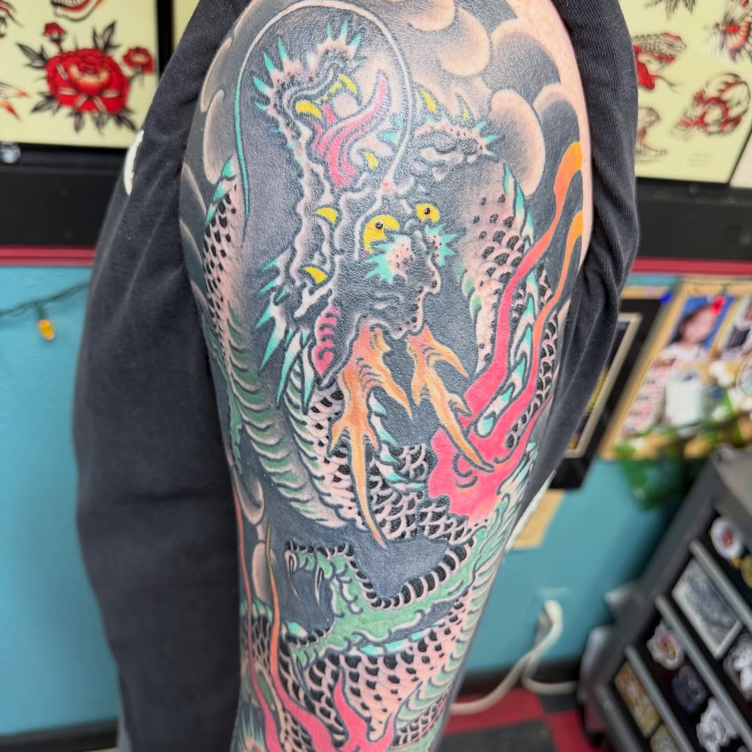Tattoo by @tattoosbydemianthompson — japanese_irezumi, illustrative