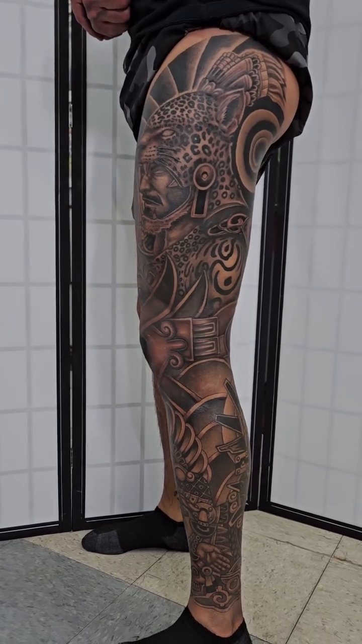 Tattoo by @alfredo_diazflores — black_and_grey, dark_realism