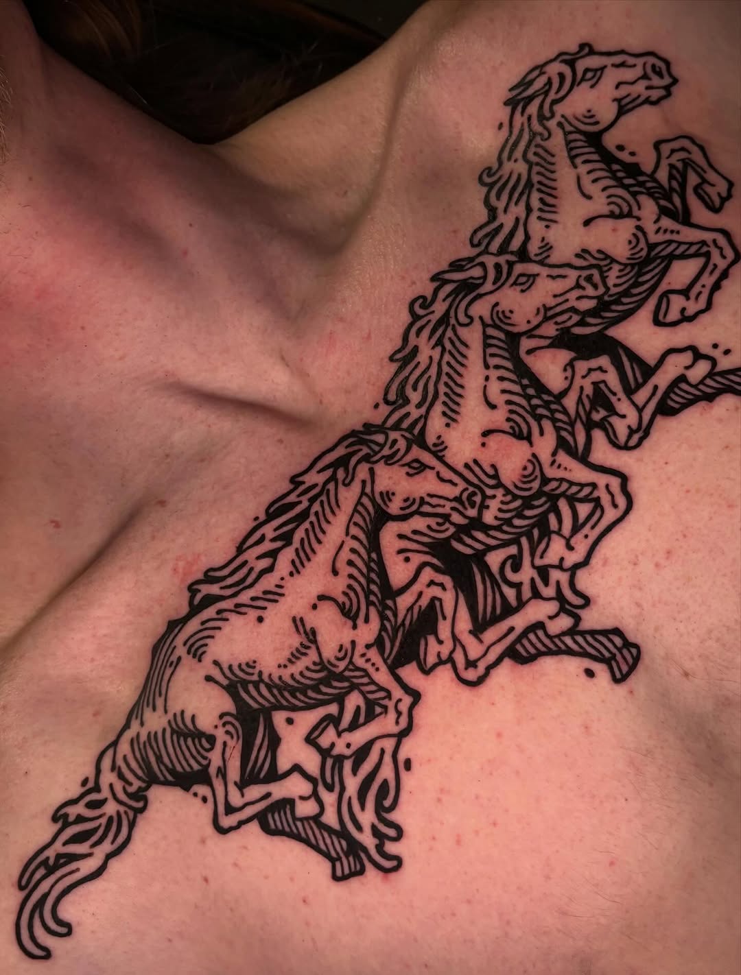 Tattoo by @jeremydrawsshit β blackwork