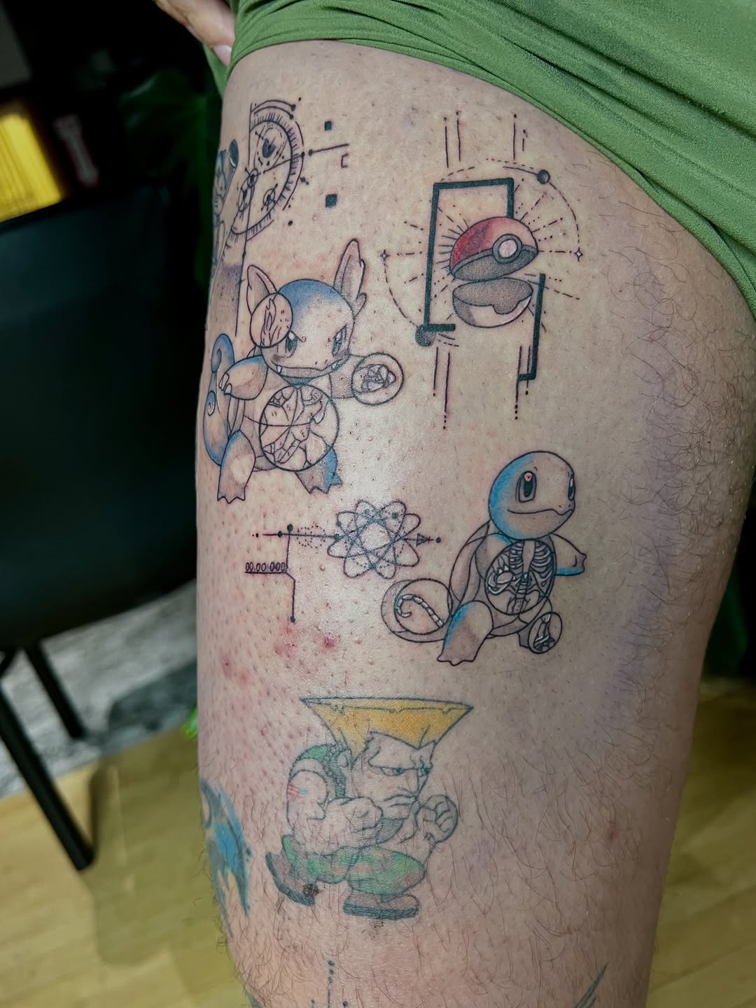 Tattoo by @lovelyinink_ — illustrative, geometric