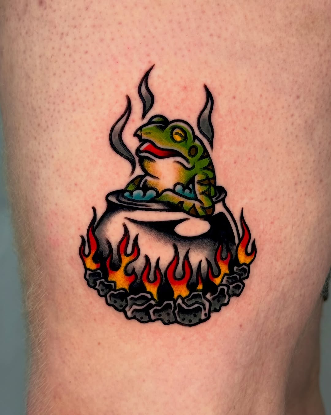 Tattoo by @sancho_ttt — american_traditional, illustrative