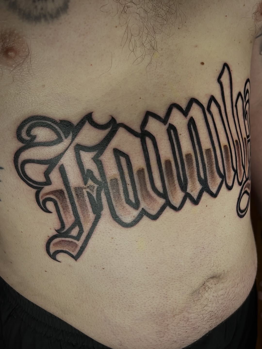 Tattoo by @osopolar_tattoos — lettering_script, chicano