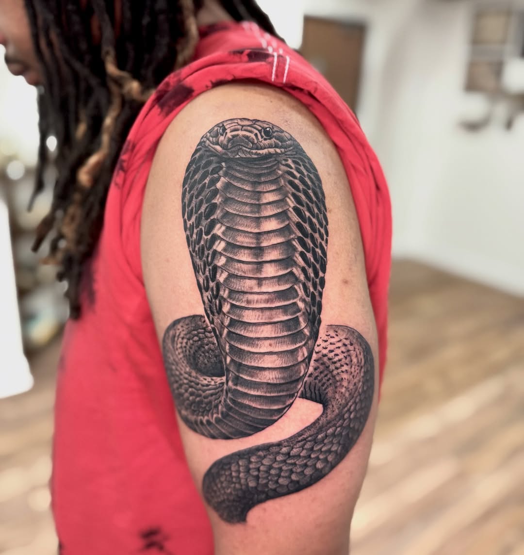 Tattoo by @kodymillertattoos β realism, black_and_grey