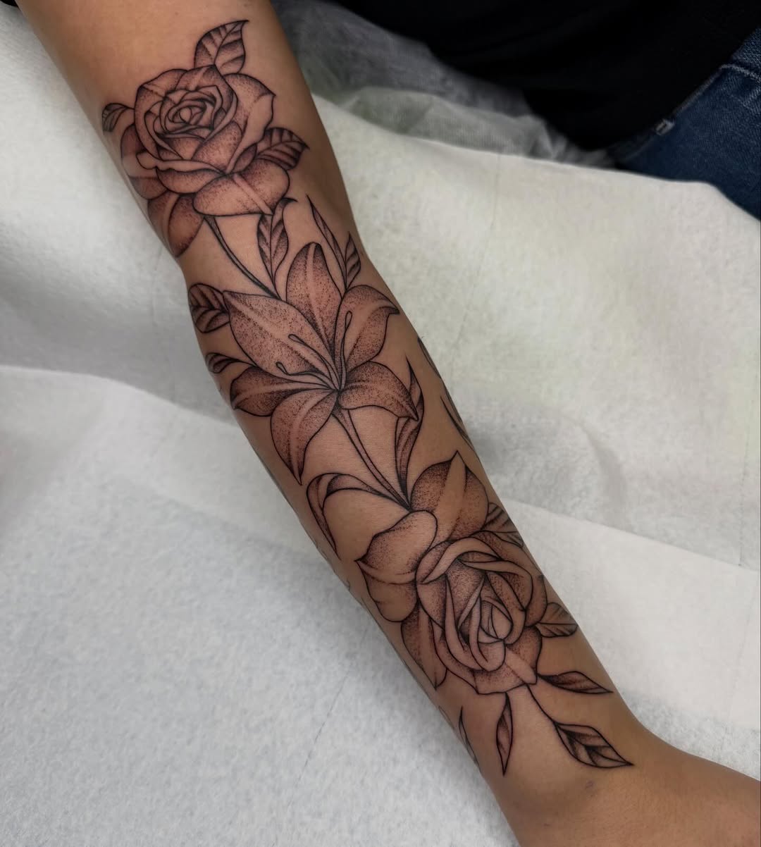 Tattoo by @nadiacallahan โ illustrative, black_and_grey
