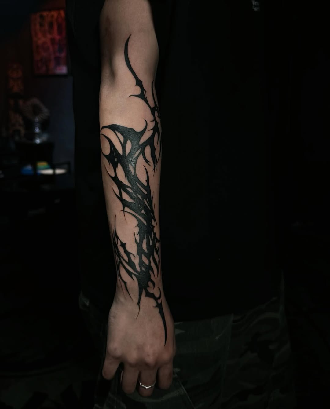 Tattoo by @gaoq.tattoo — blackwork