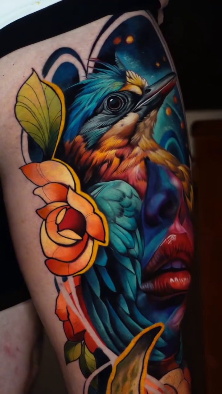 Tattoo by @danieladuquetattoo — realism, neo_traditional