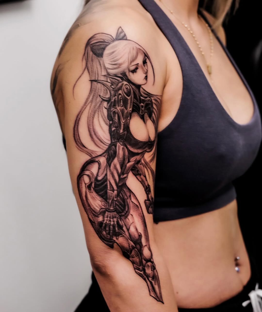 Tattoo by @banky7_tattooist — realism, black_and_grey