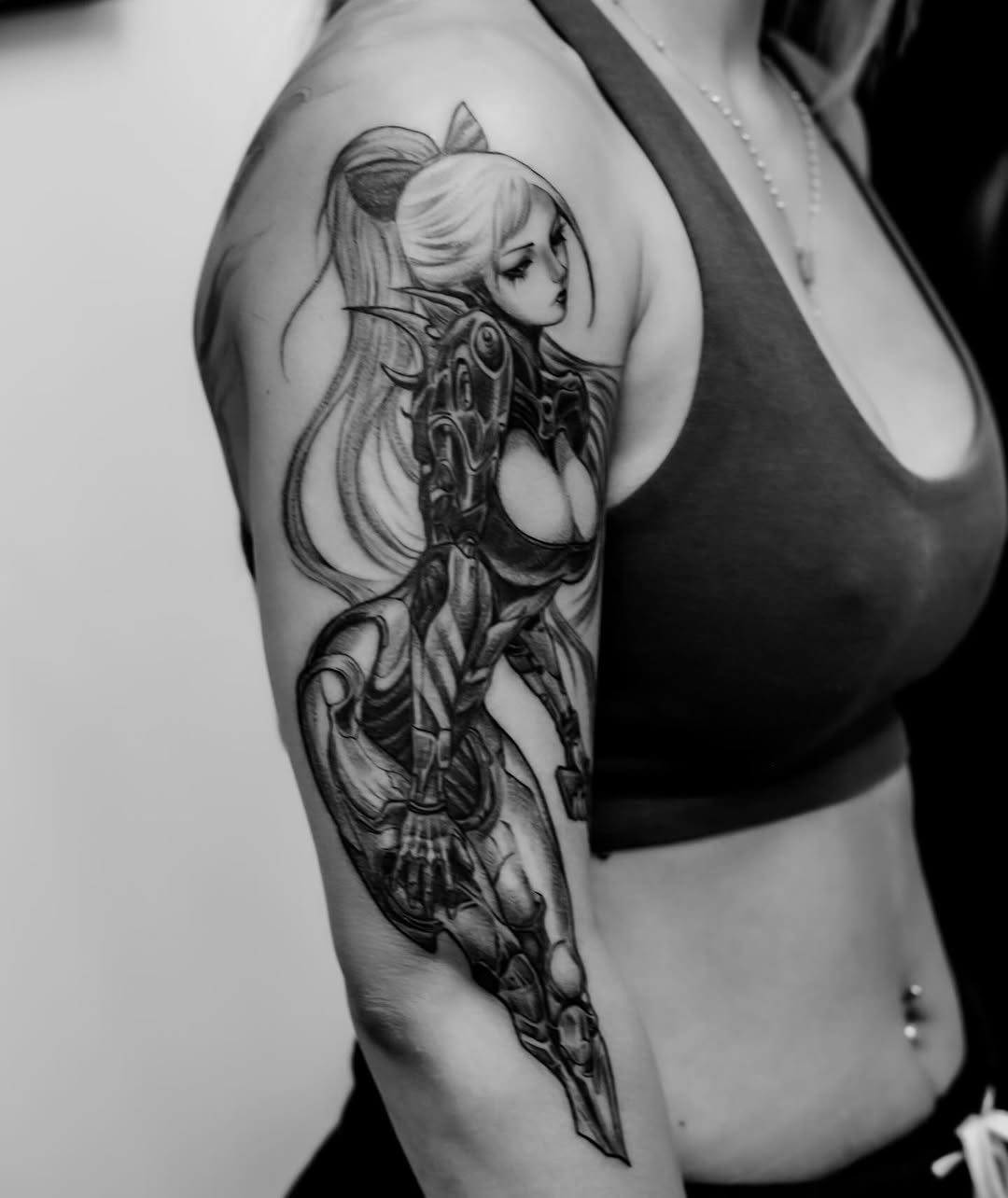 Tattoo by @banky7_tattooist — realism, black_and_grey