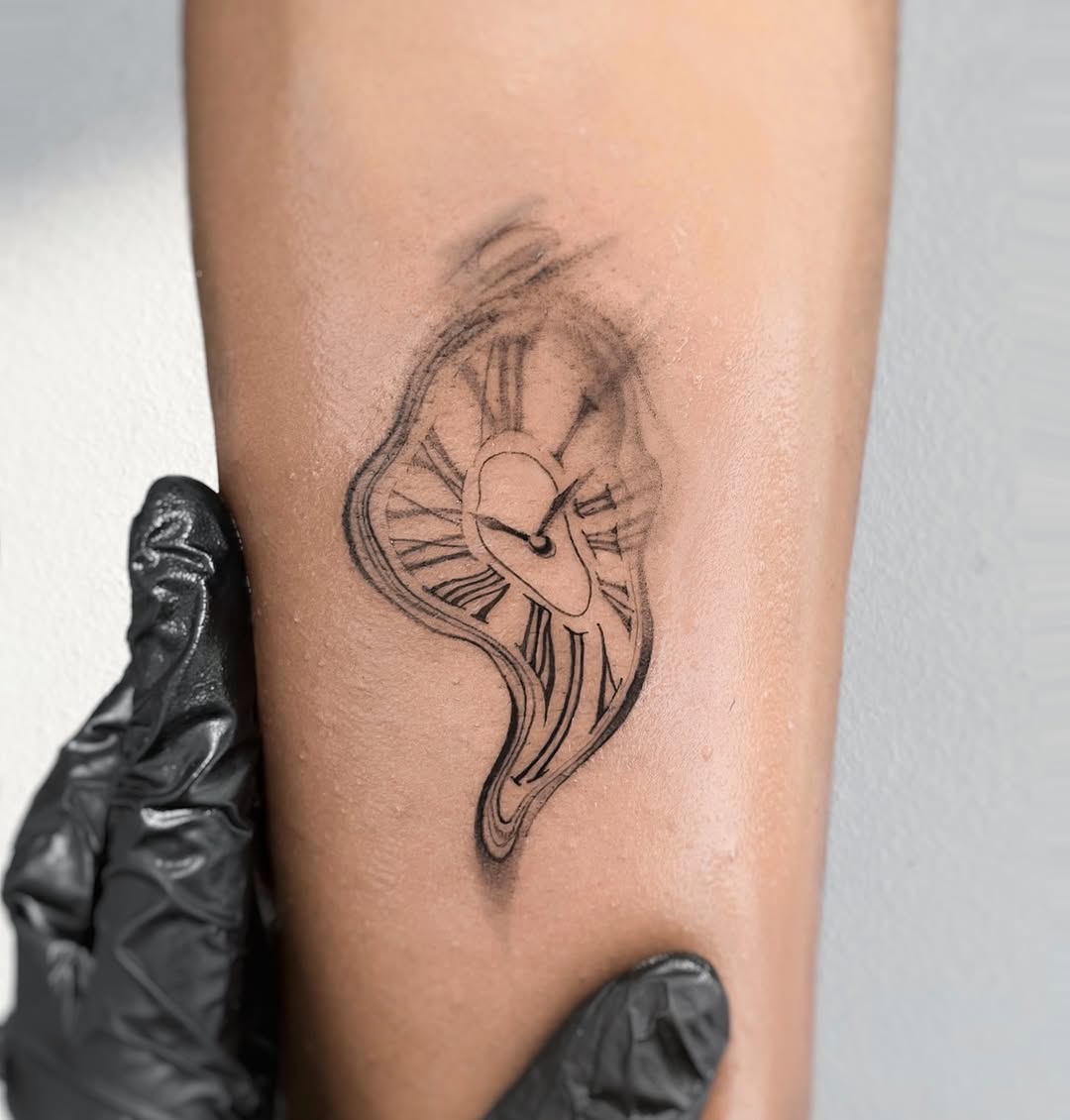Tattoo by @devamariyaa — surrealism, black_and_grey