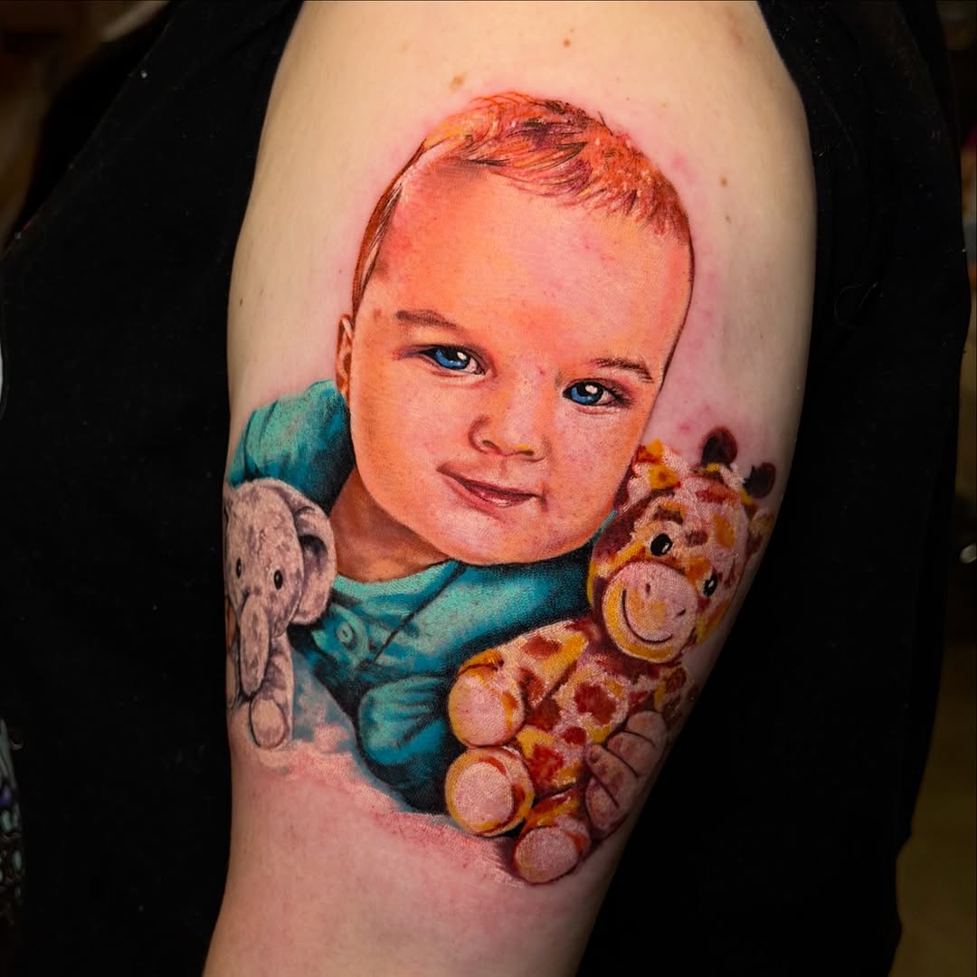 Tattoo by @kamil_inki — realism, color
