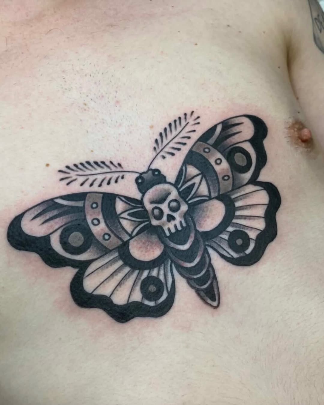 Tattoo by @trey_mann_tattooer — american_traditional, black_and_grey