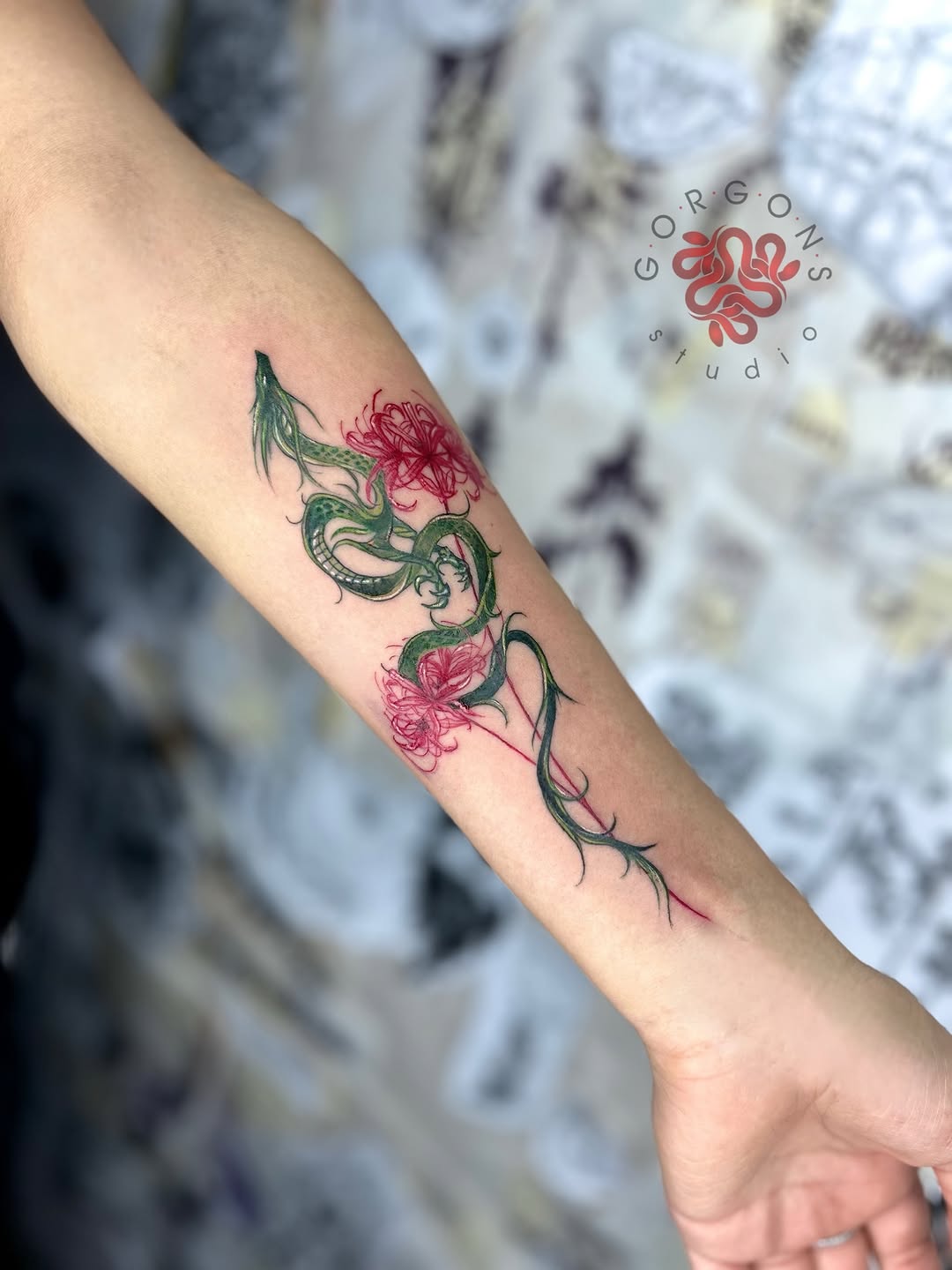 Tattoo by @tygydyk_tattoo — fine_line, watercolor