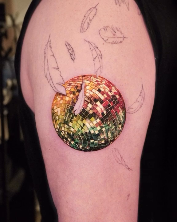 Tattoo by @tattooist_iwol — realism, dotwork