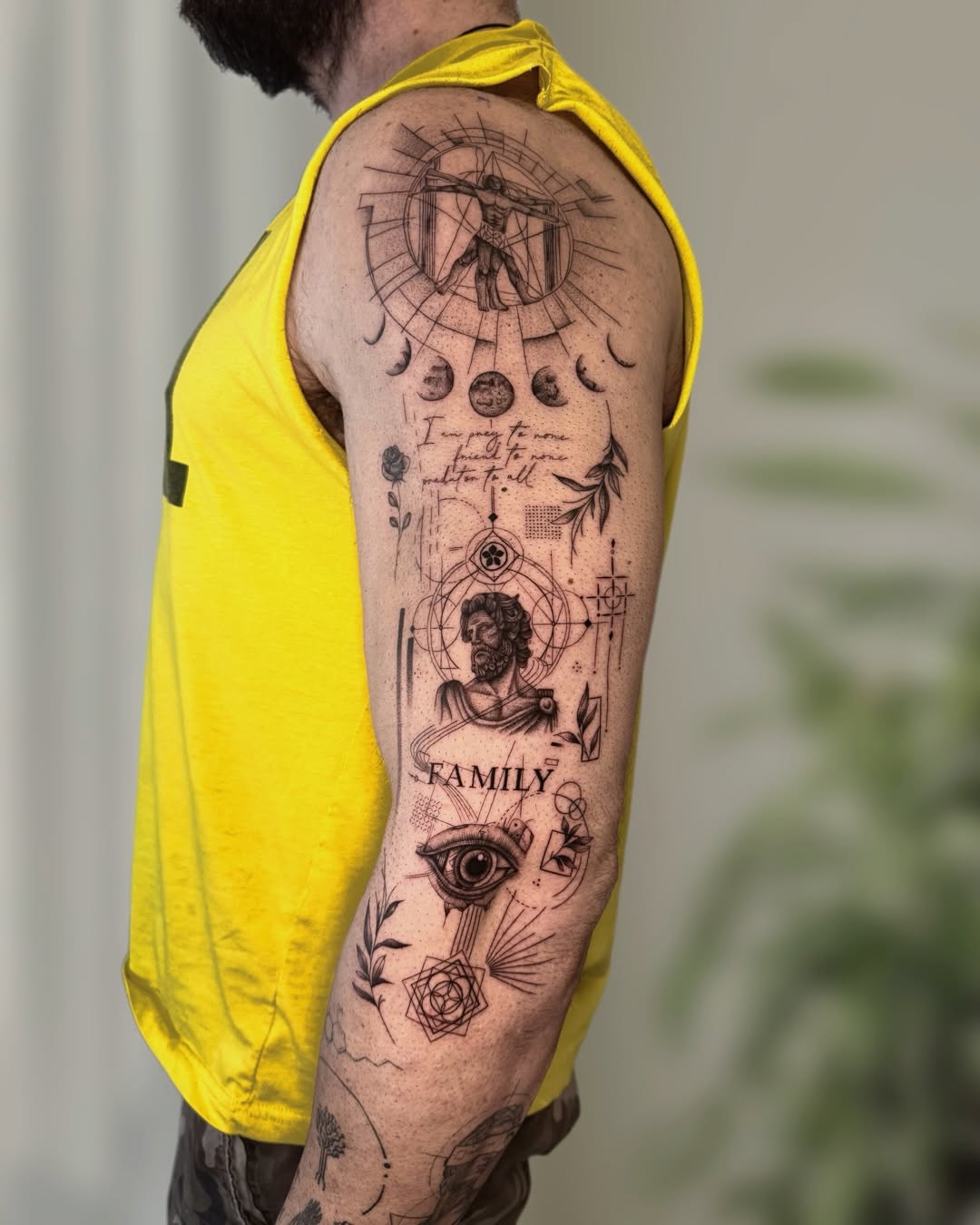 Tattoo by @ingridrojas_tattoo — black_and_grey