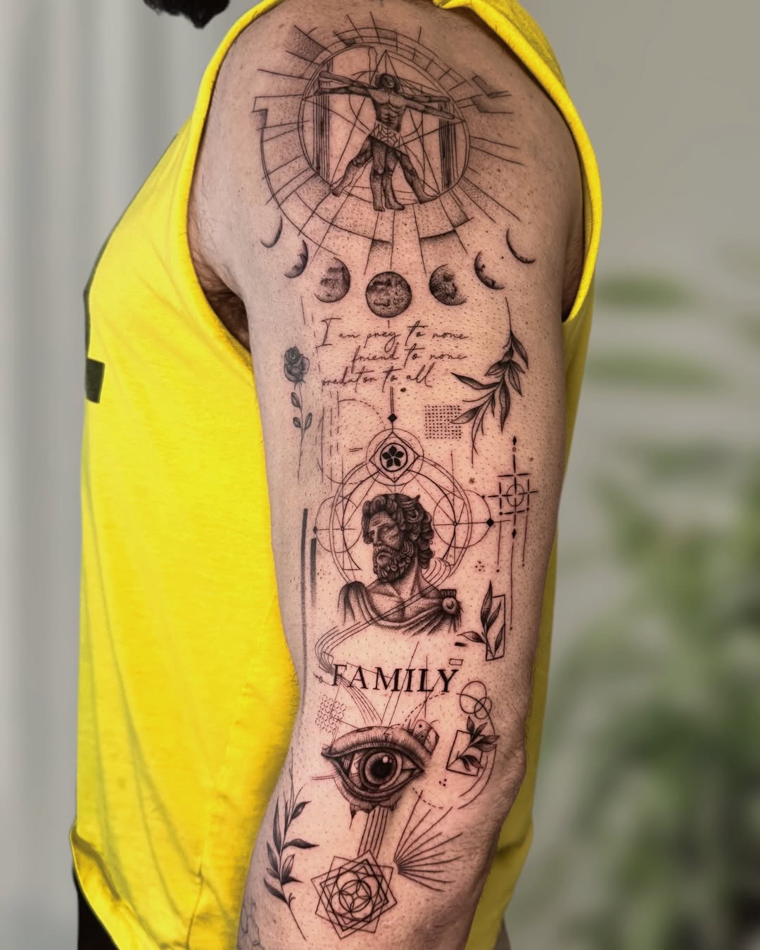 Tattoo by @ingridrojas_tattoo — black_and_grey