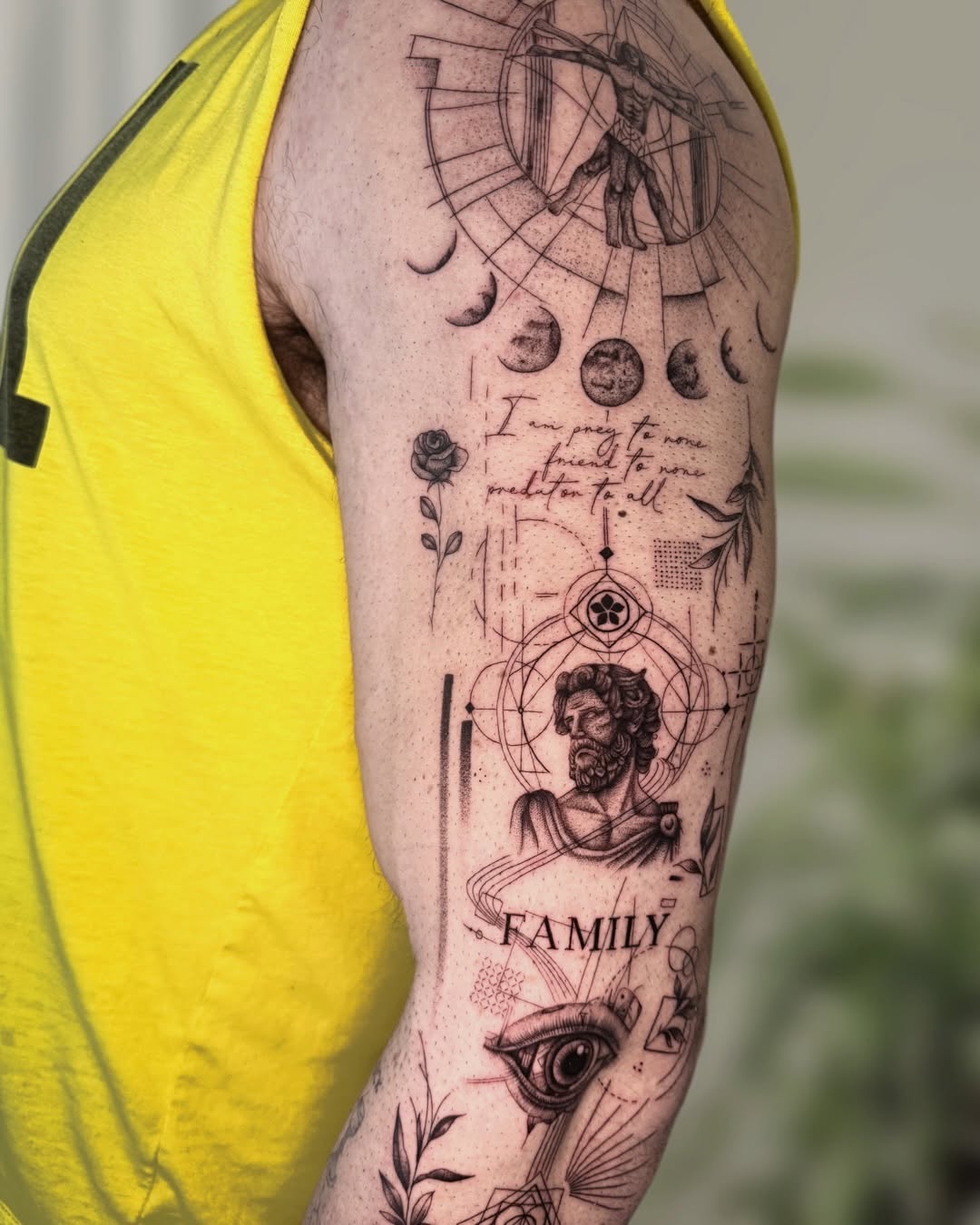 Tattoo by @ingridrojas_tattoo — black_and_grey