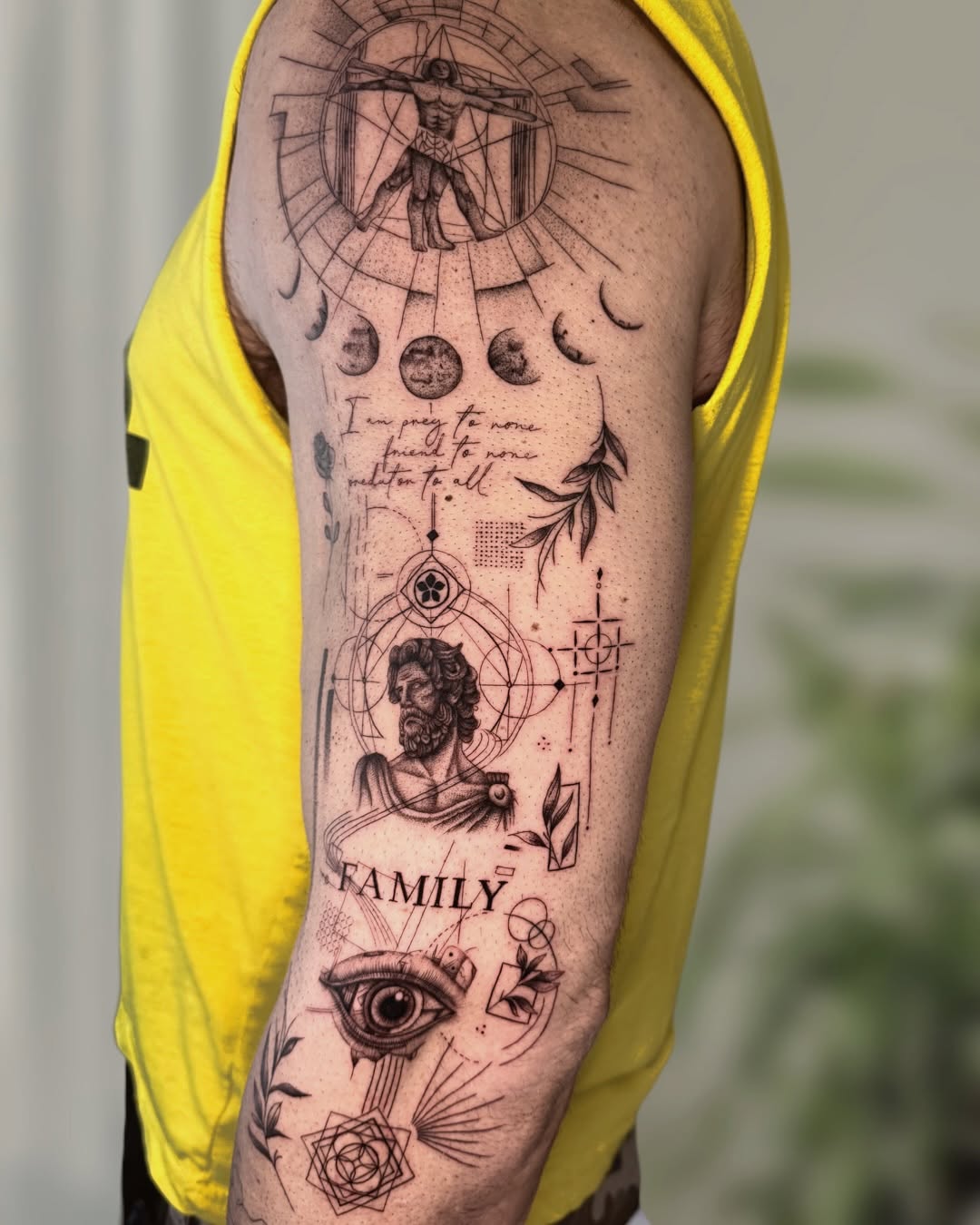 Tattoo by @ingridrojas_tattoo — black_and_grey