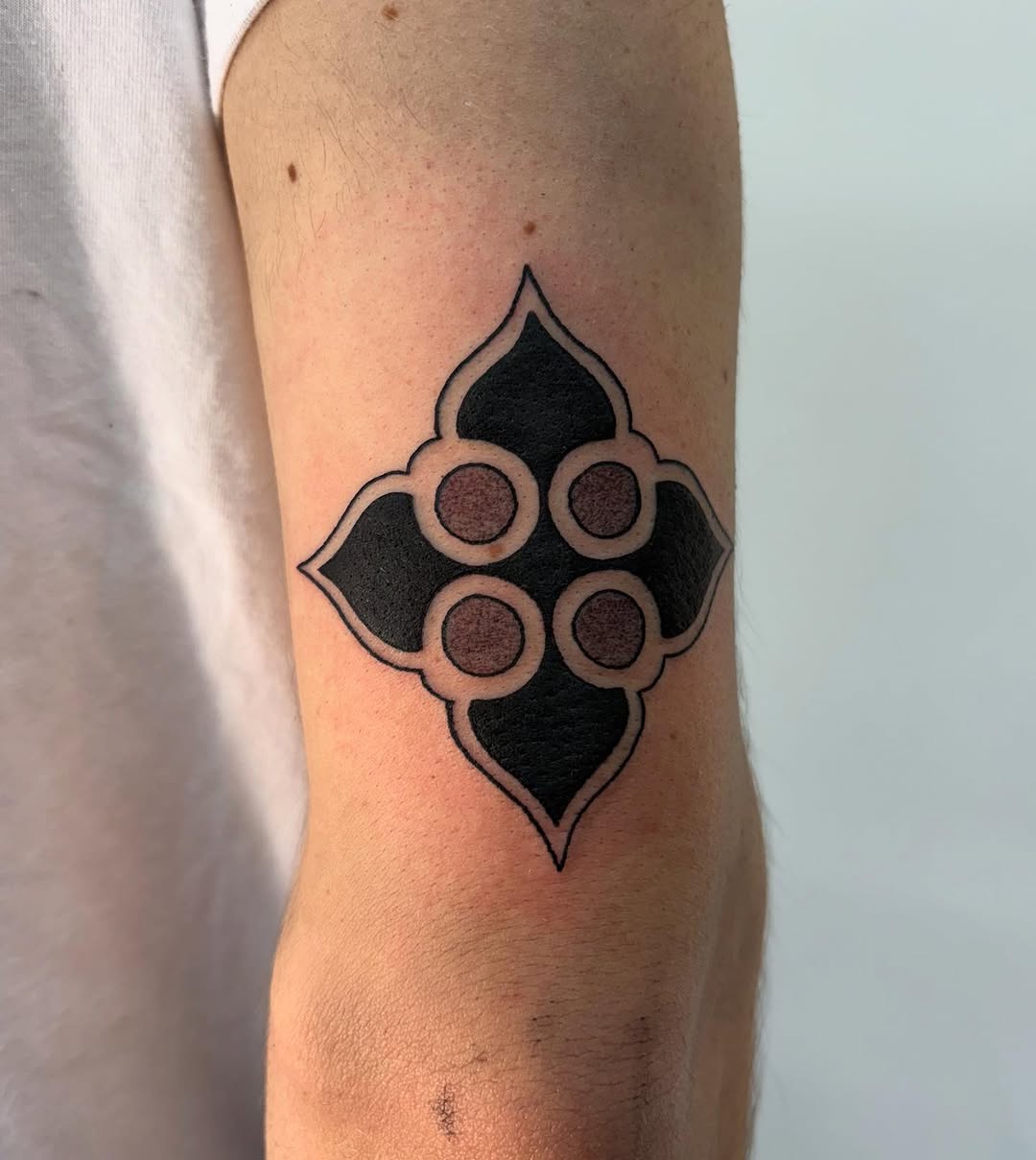 Tattoo by @slime.time.live — blackwork, geometric