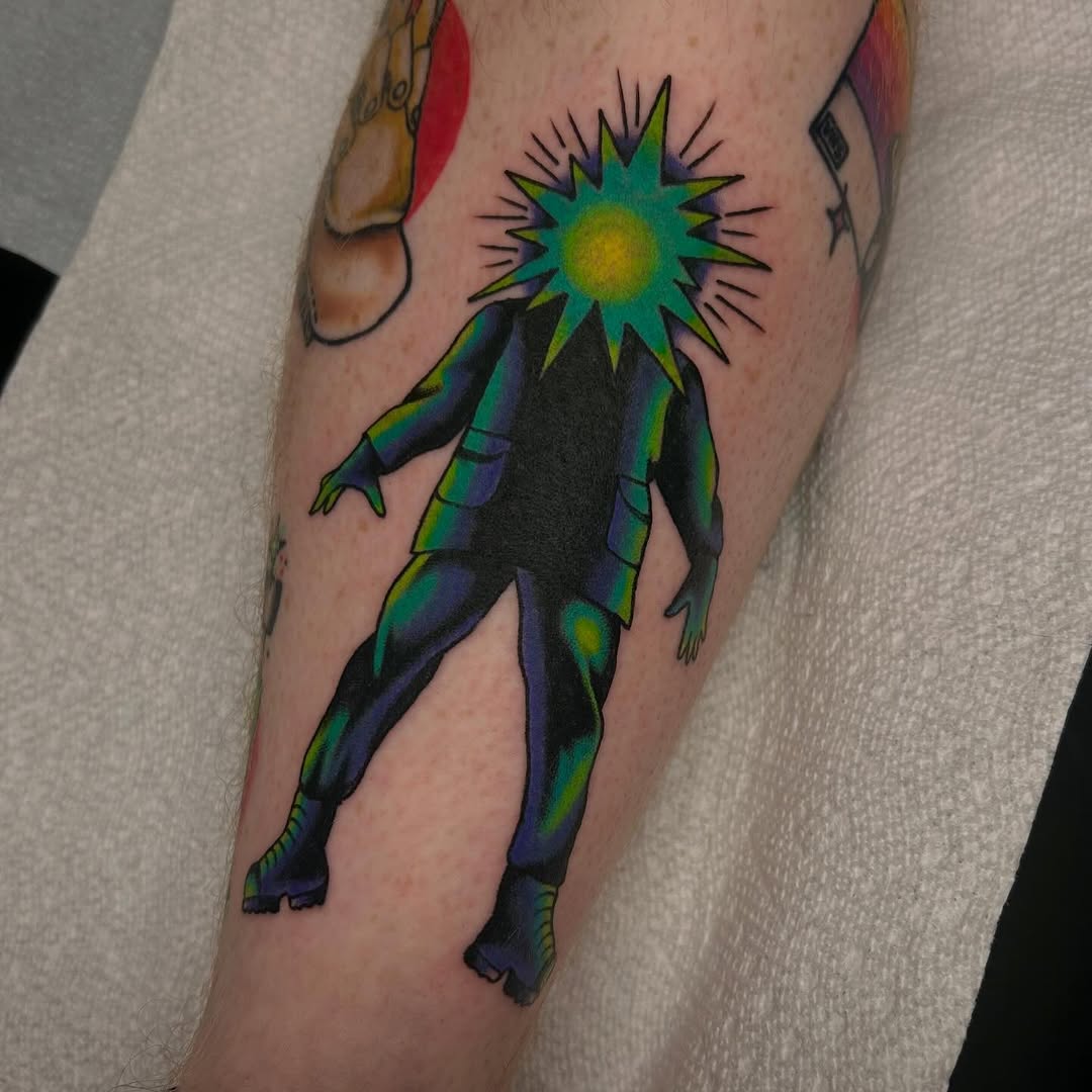 Tattoo by @darbytattoos — illustrative, new_school