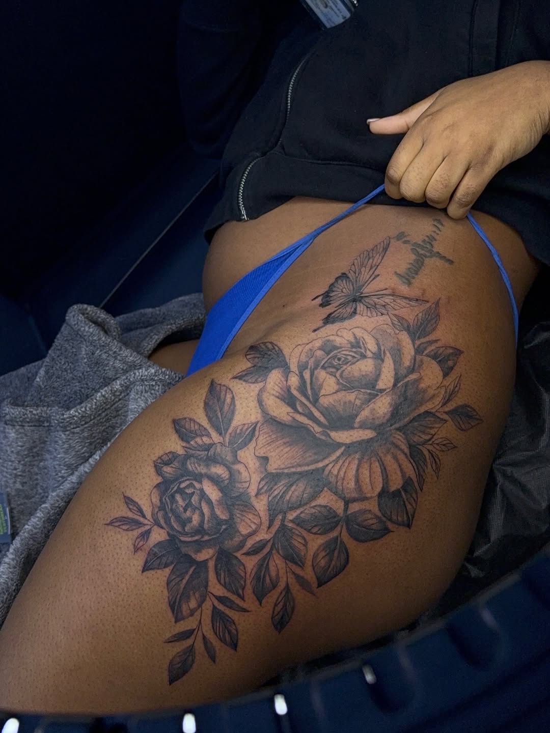 Tattoo by @inkwjuju — black_and_grey, realism