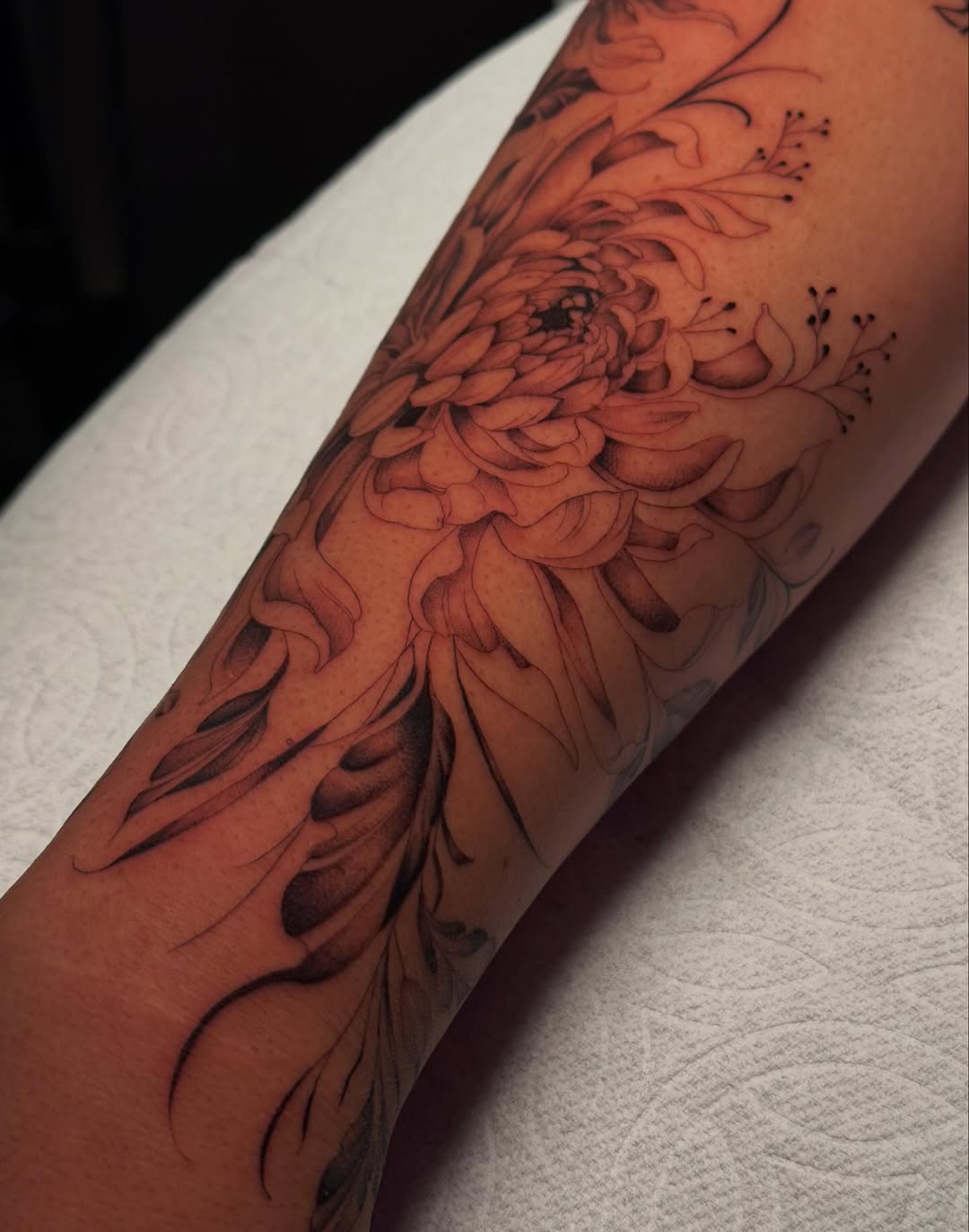 Tattoo by @cvssandra.art — realism, black_and_grey