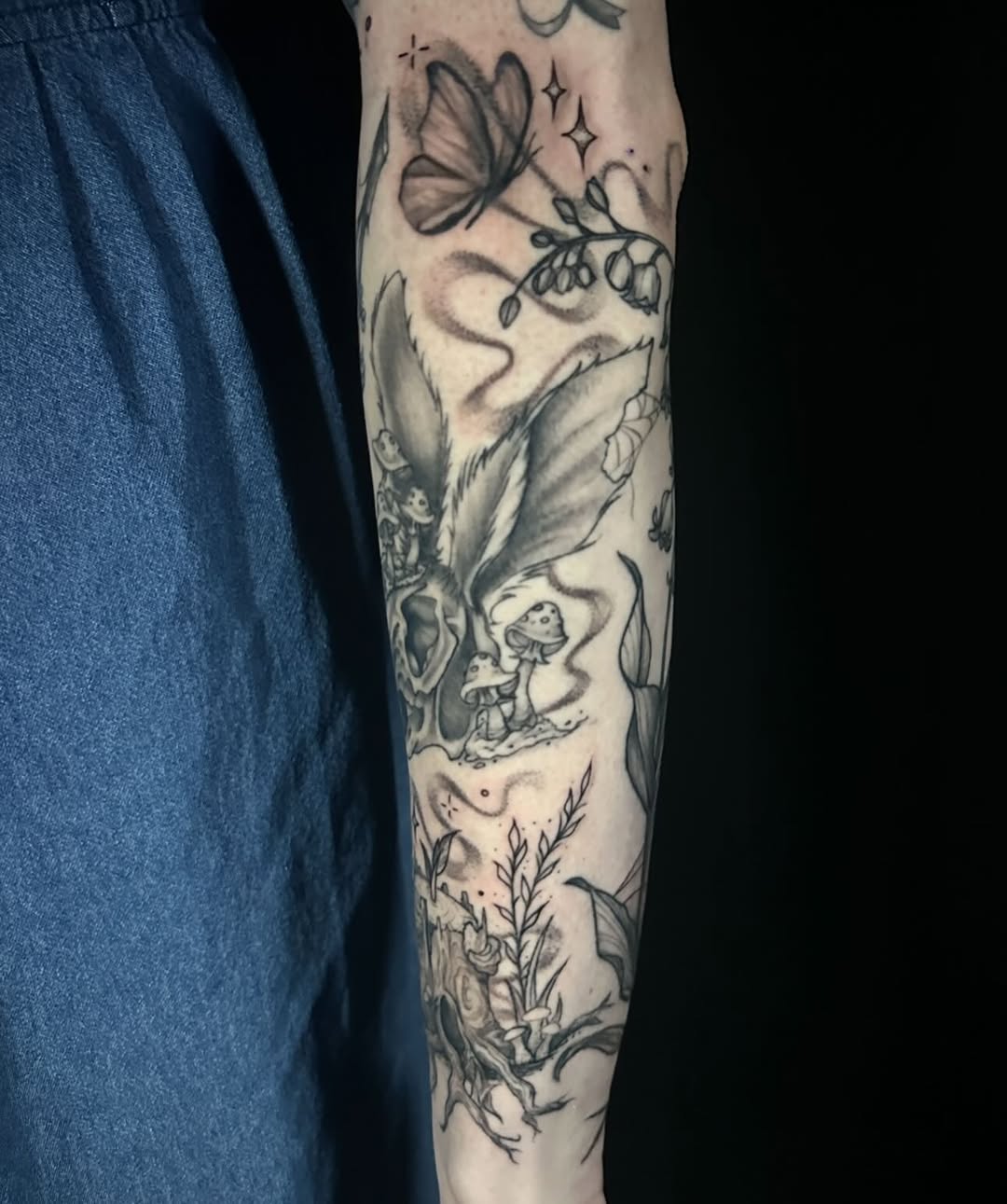 Tattoo by @stabbed.by.kai — illustrative, black_and_grey