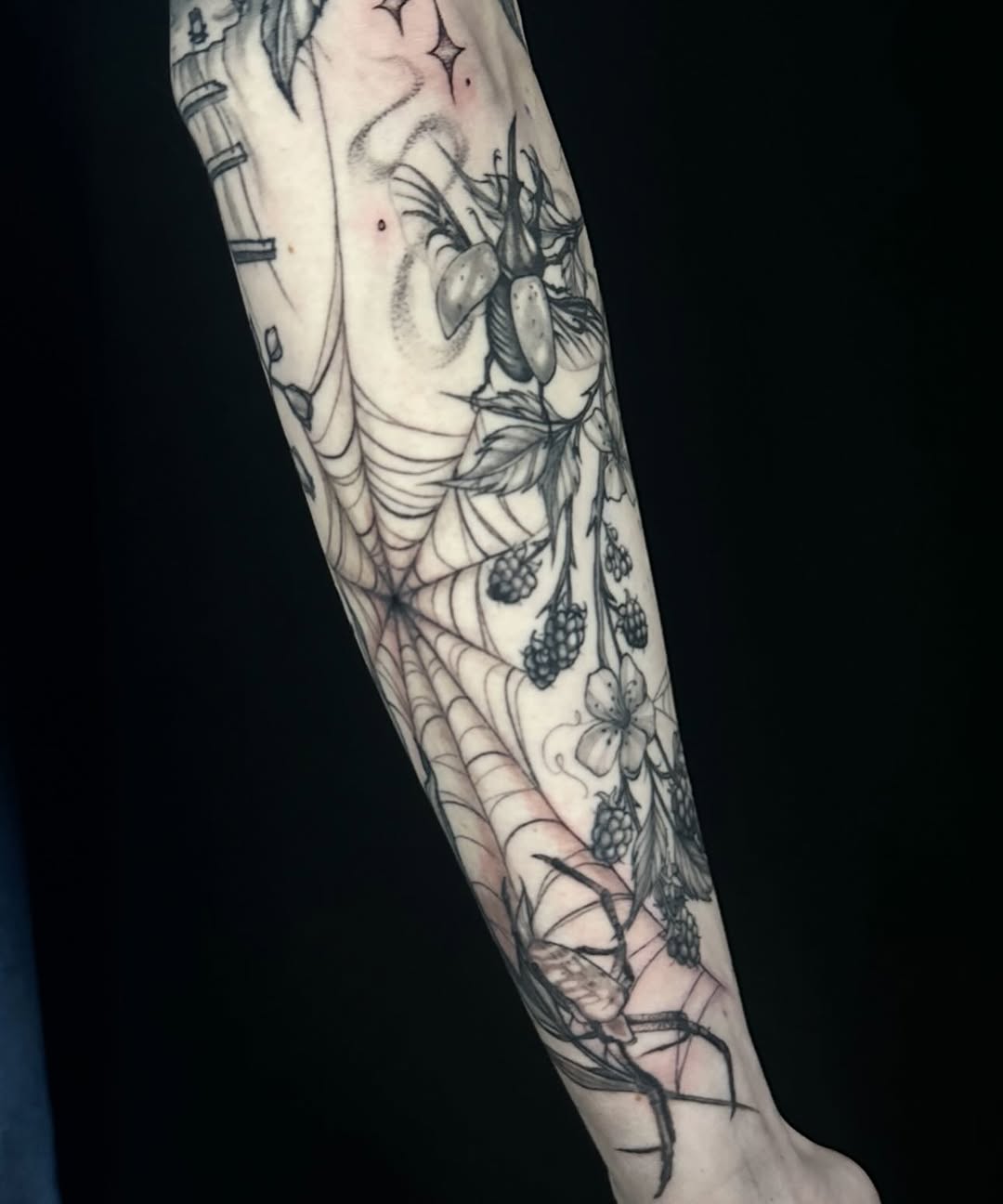 Tattoo by @stabbed.by.kai — black_and_grey, realism