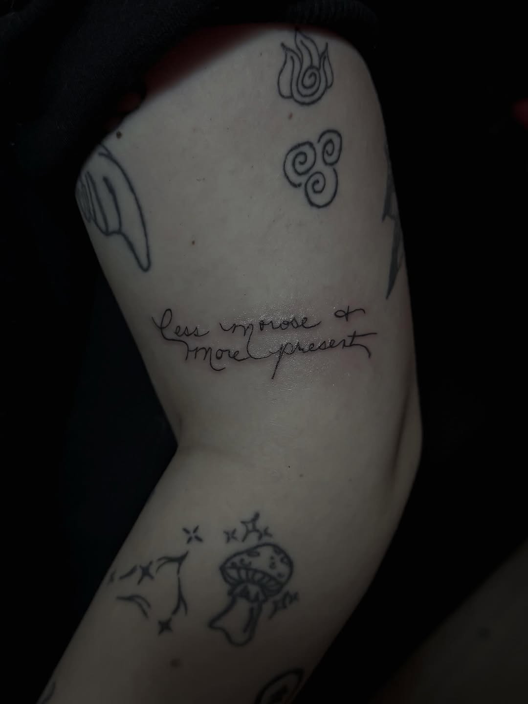Tattoo by @inked.byciara — lettering_script