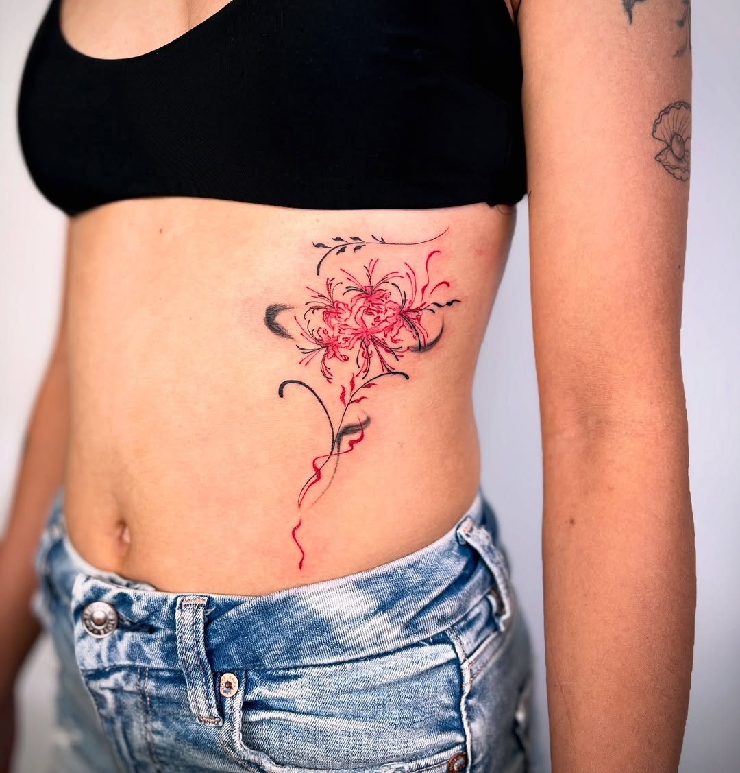 Tattoo by @soupytats — fine_line, watercolor