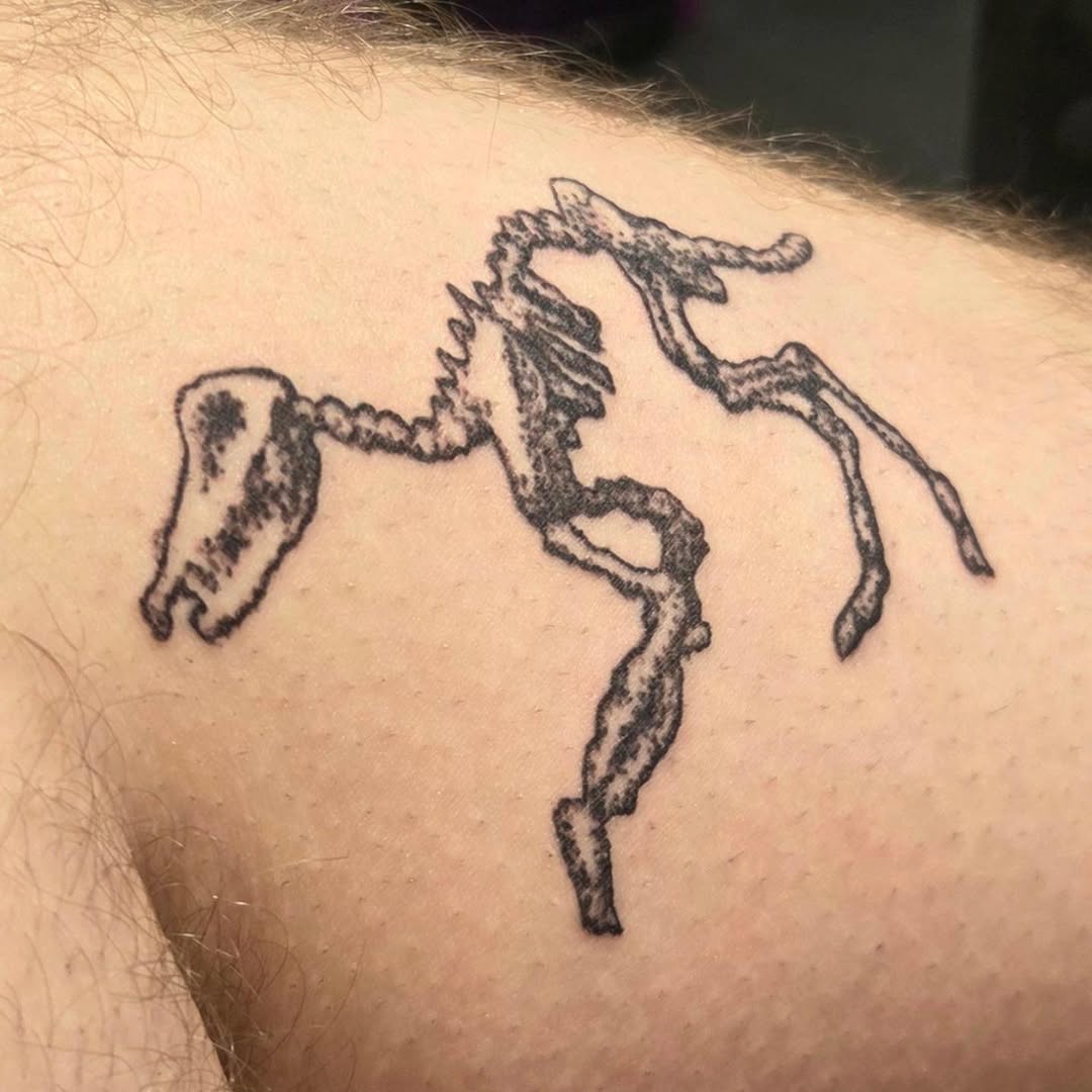 Tattoo by @stigmatist β blackwork