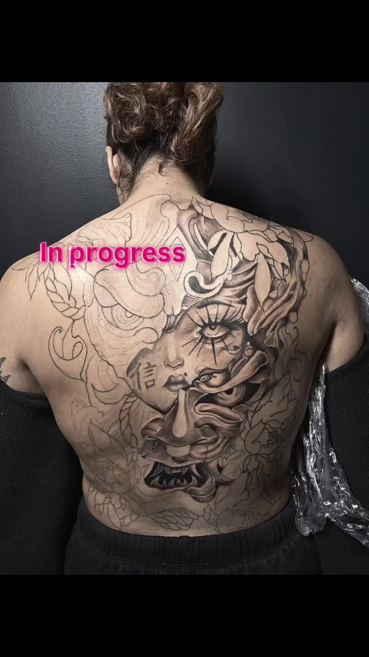 Tattoo by @242_ink — japanese_irezumi, black_and_grey
