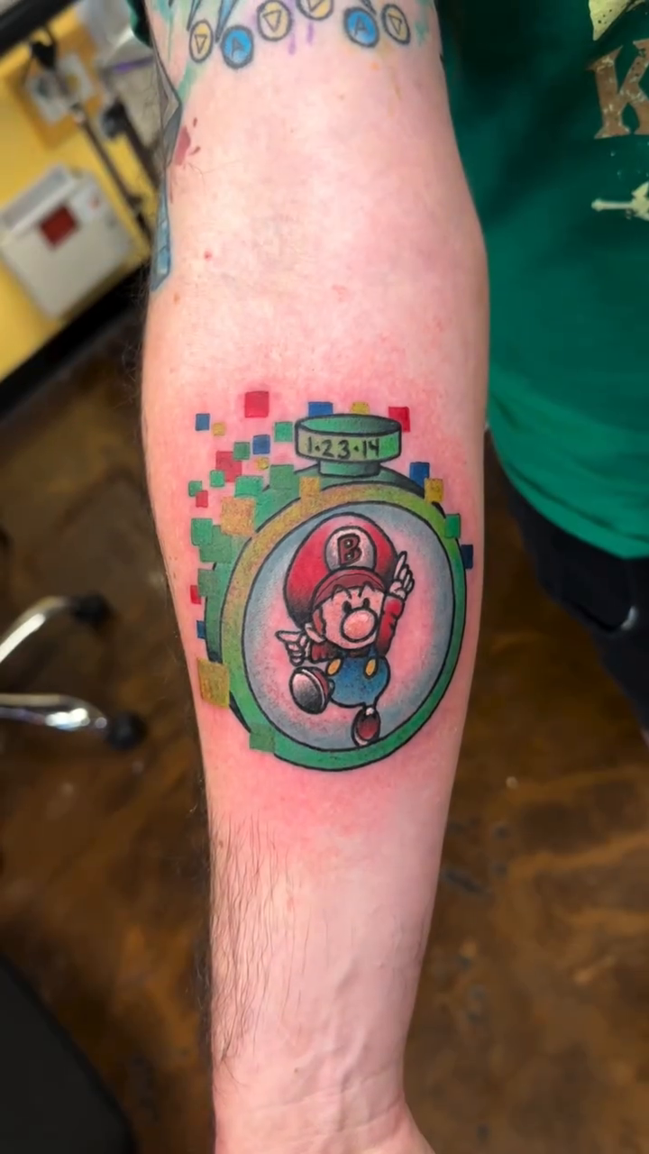 Tattoo by @nickbonestattoos — illustrative, new_school