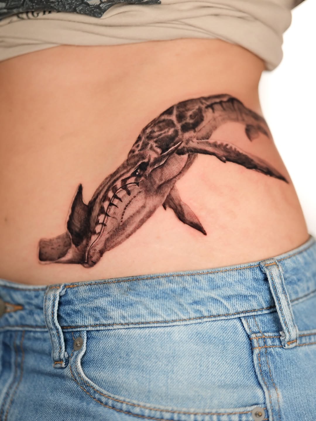 Tattoo by @homesick.tattoo — realism, black_and_grey