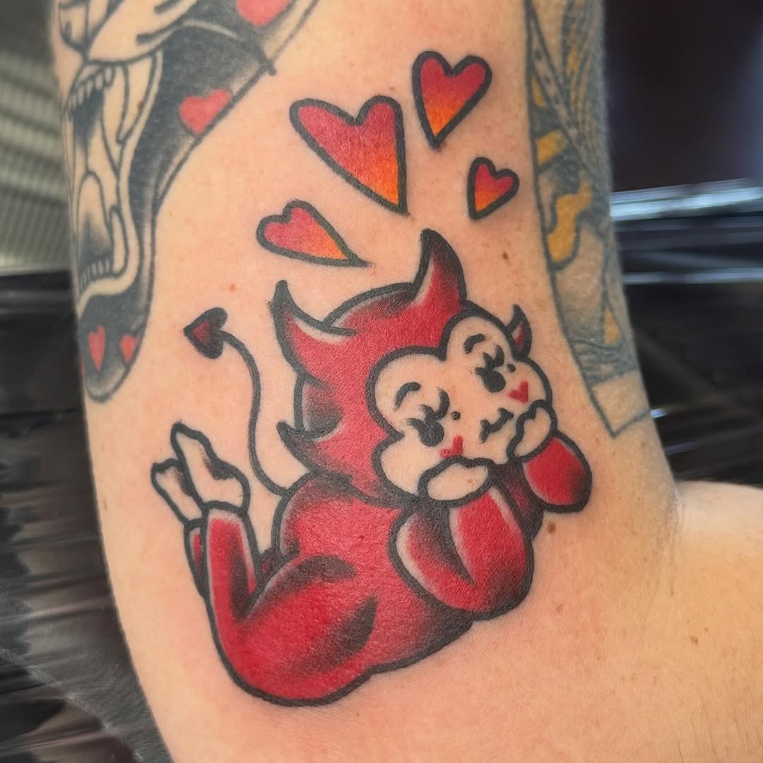 Tattoo by @renedoestattoos — american_traditional, illustrative