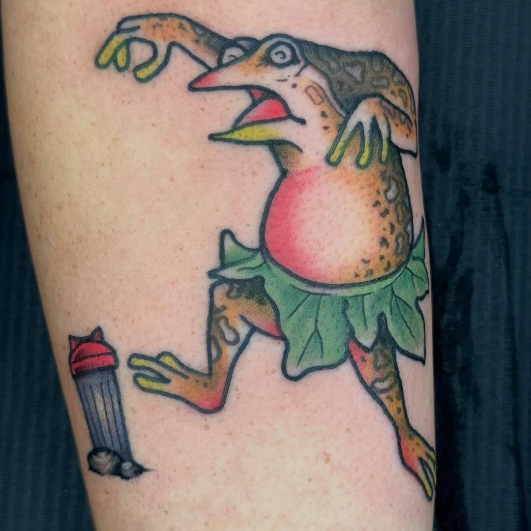 Tattoo by @renedoestattoos — illustrative, new_school