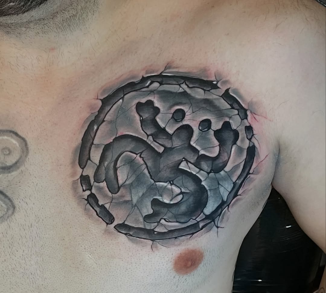 Tattoo by @jodeetattoos — black_and_grey, realism