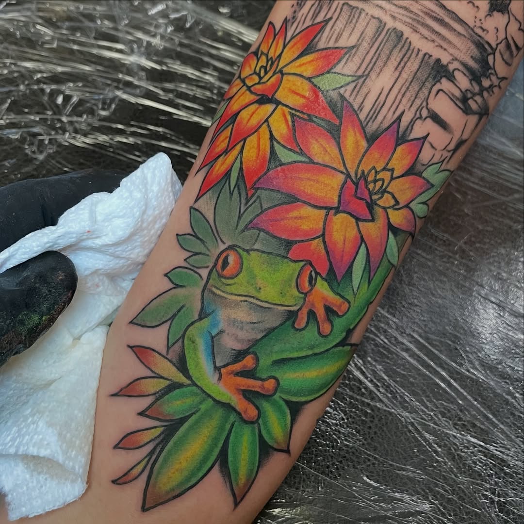 Tattoo by @jodeetattoos — realism, new_school