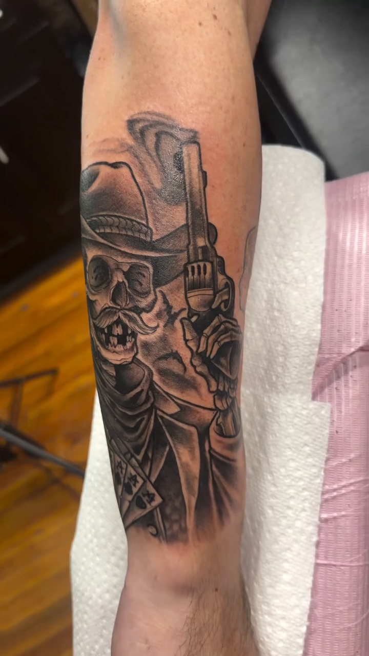 Tattoo by @duff_mccormack — realism, black_and_grey