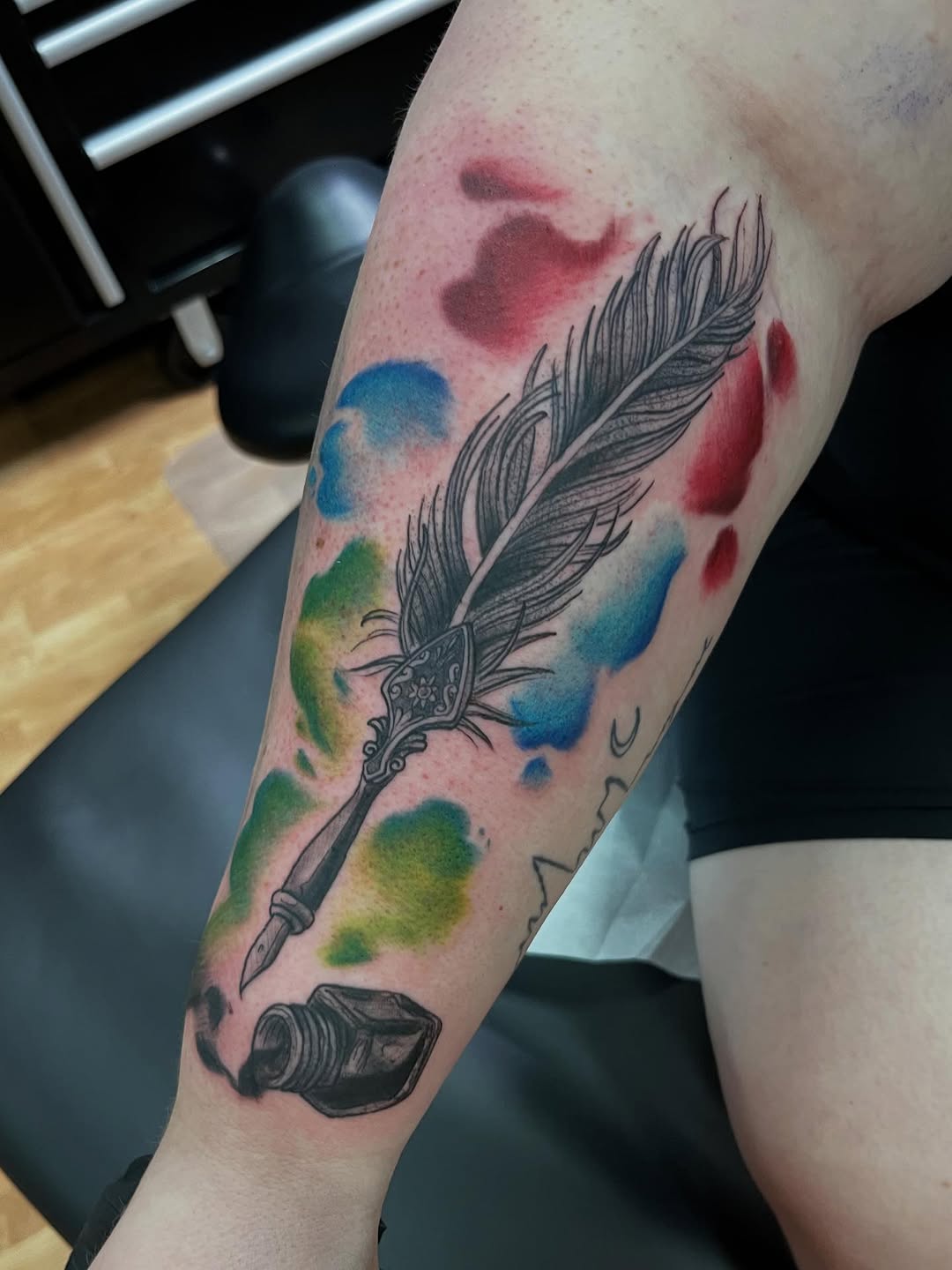 Tattoo by @tayalynntattoos — watercolor