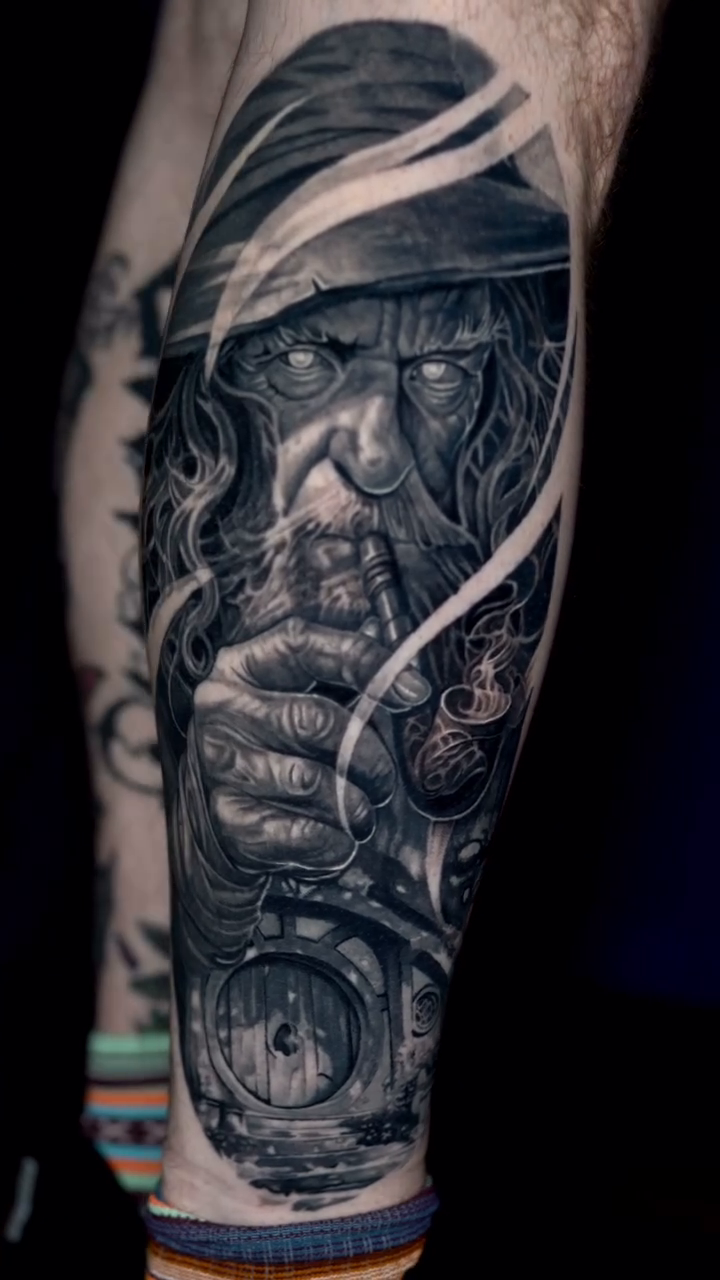 Tattoo by @whoaskedburke — dark_realism, black_and_grey