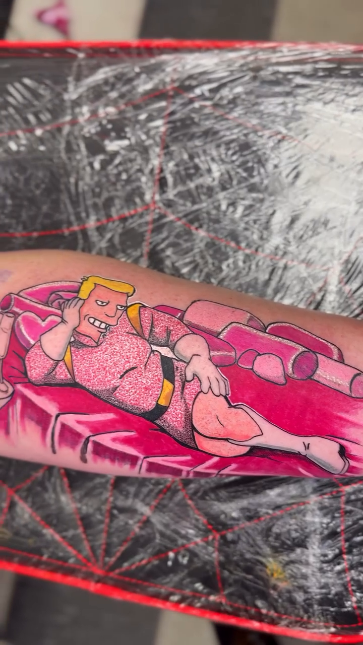 Tattoo by @monkey.d.joel — new_school
