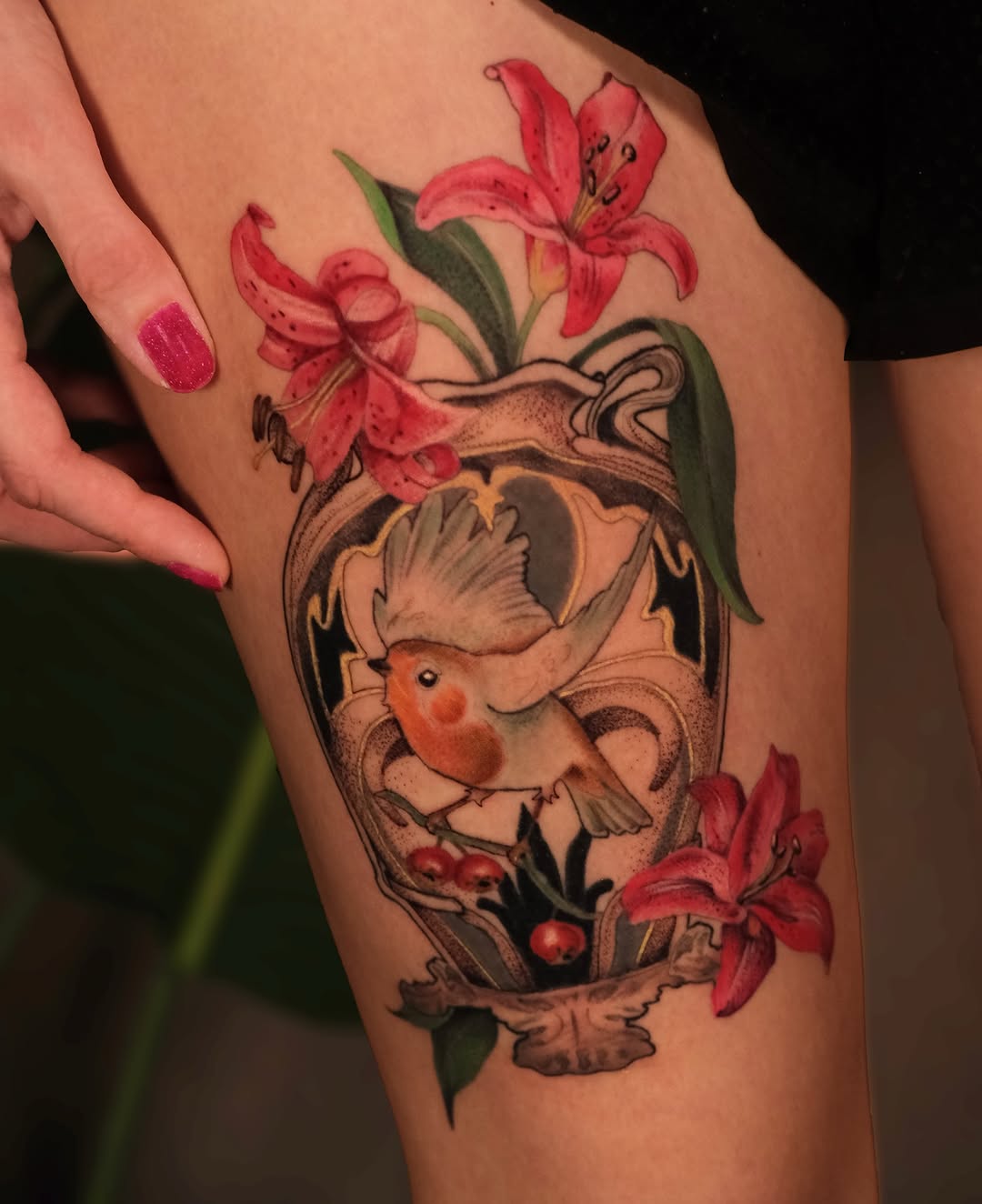Tattoo by @alexus.inks โ illustrative, realism