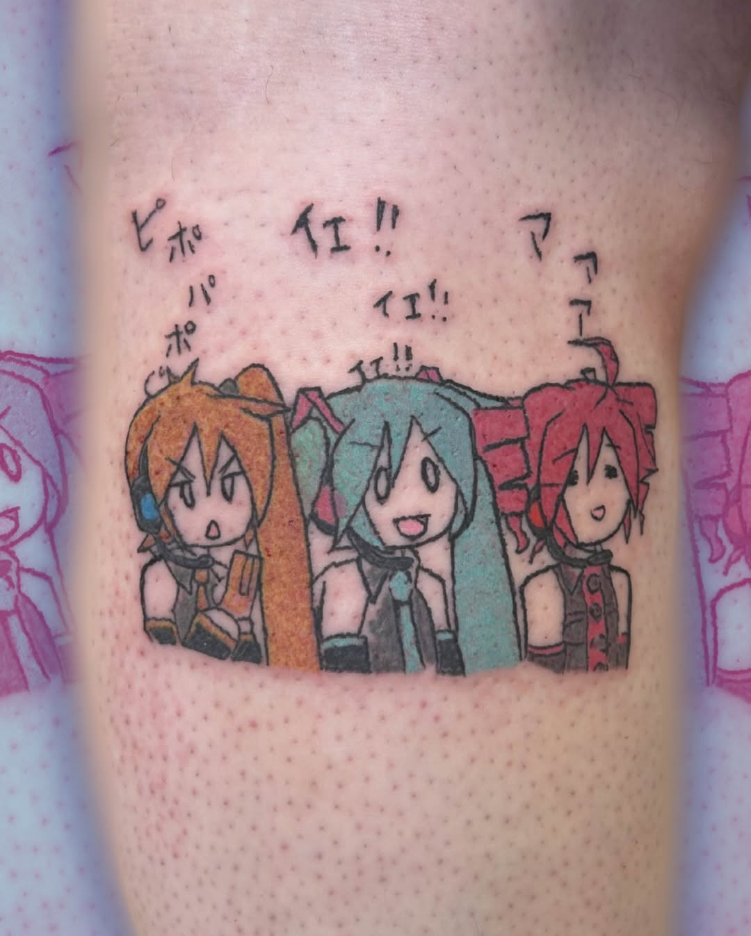 Tattoo by @rilakkaya — anime