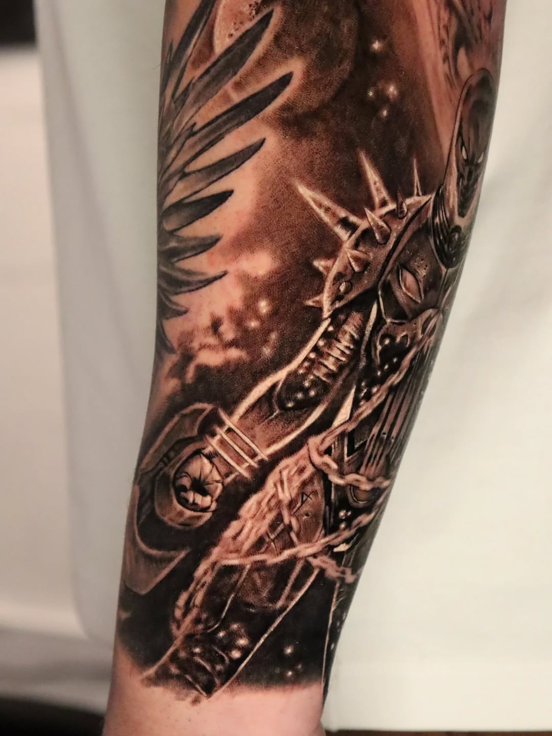 Tattoo by @claudink — black_and_grey, realism