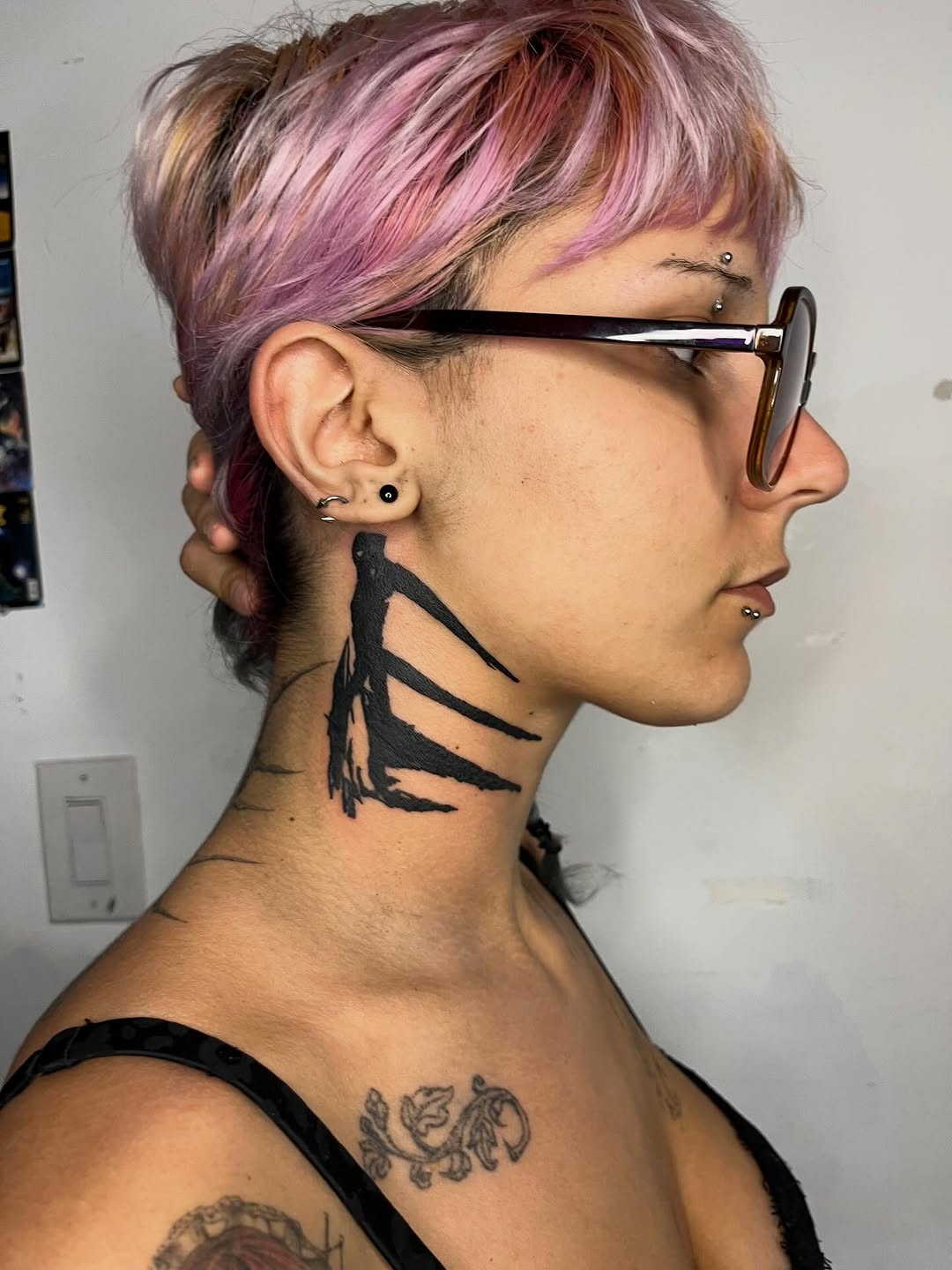 Tattoo by @godsfirmgrip — blackwork