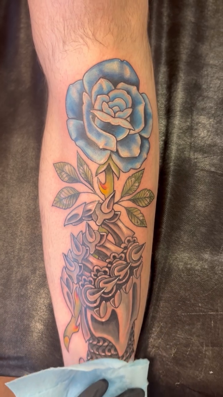 Tattoo by @caitoscreations — neo_traditional, japanese_irezumi