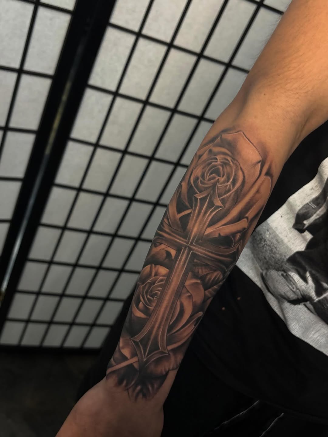 Tattoo by @blessedbychapo — realism, black_and_grey