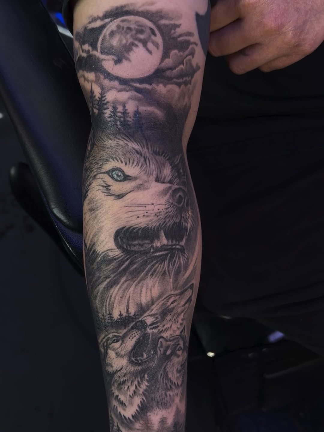 Tattoo by @loboink_ — realism, black_and_grey