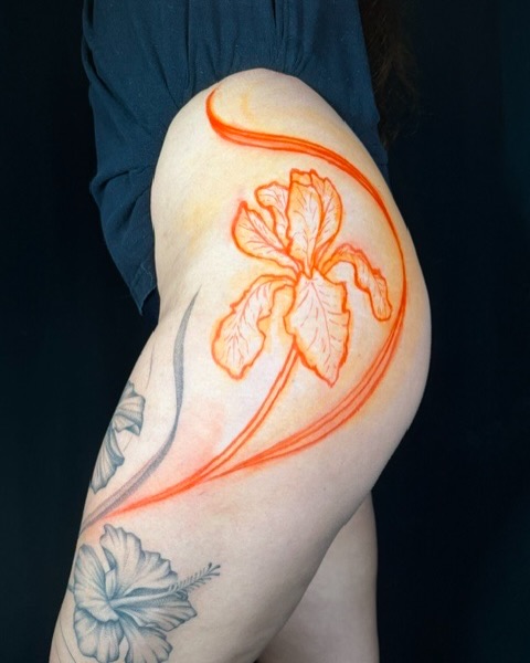 Tattoo by @fineartunbound — fine_line, watercolor