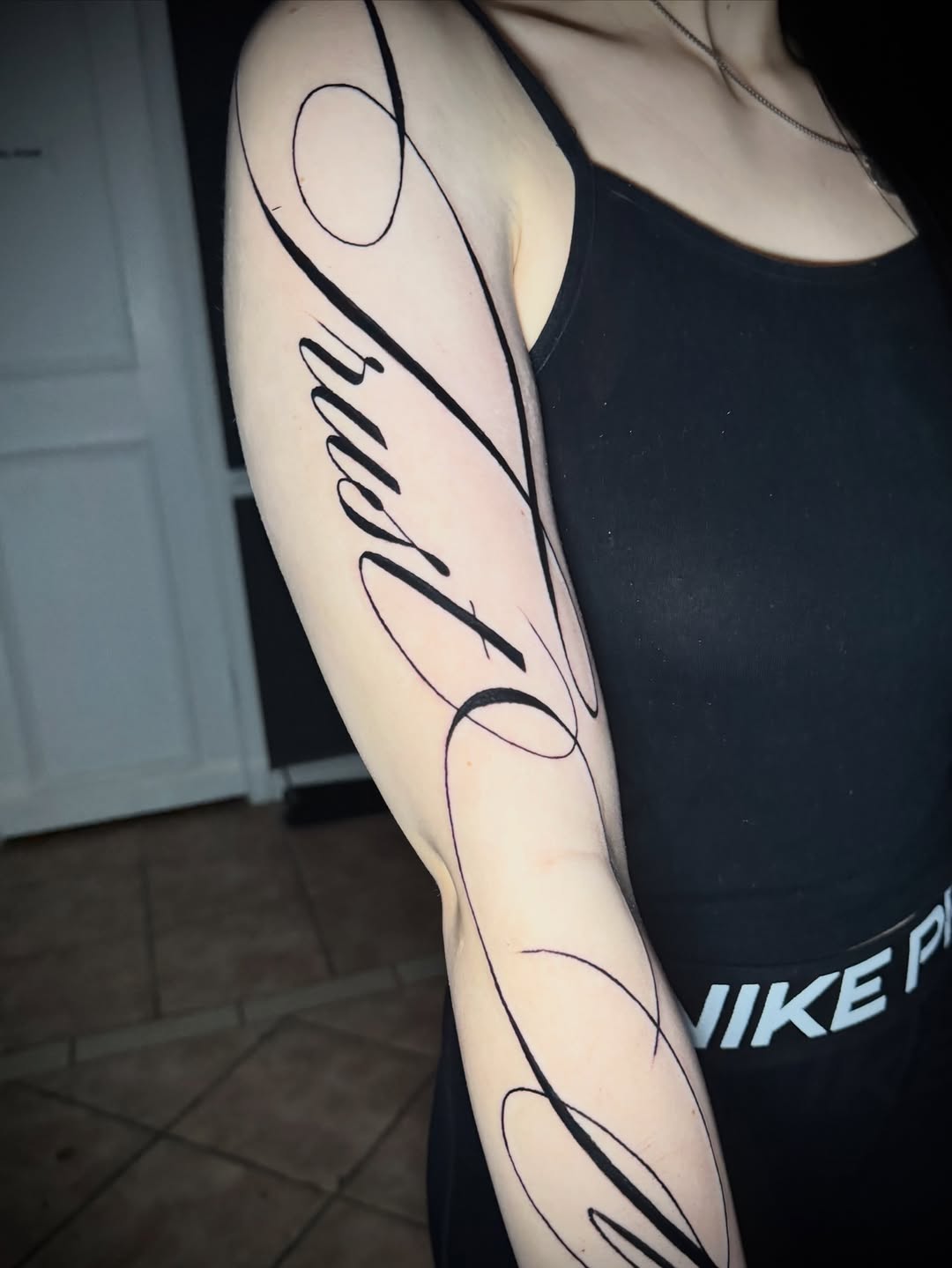 Tattoo by @inkedbydaisy β lettering_script, illustrative